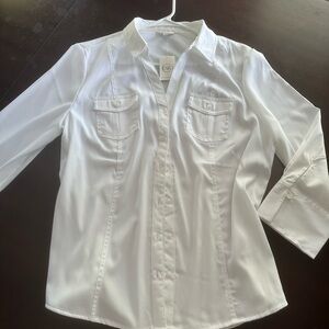 White Button-Up Shirt